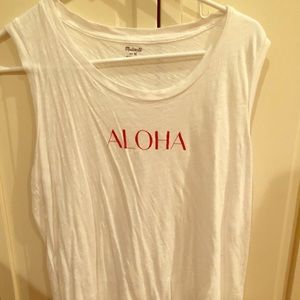 Madewell size M tank top “Aloha”